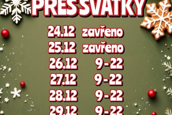 Vánoční otevírací doba