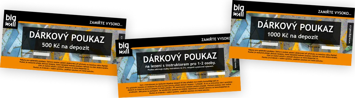 Choose from our gift vouchers